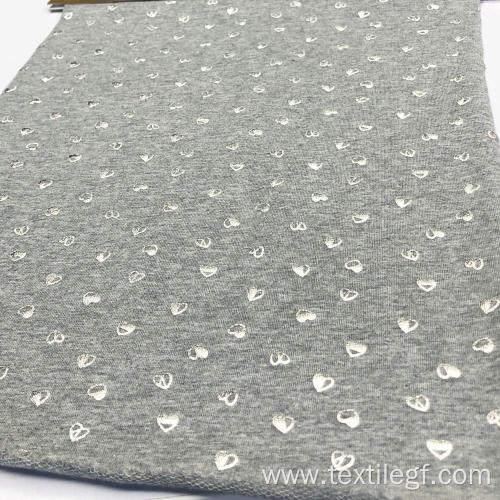 COTTON AND PLOYESTER Print Fabric Terry Foil Print Fabric Supplier